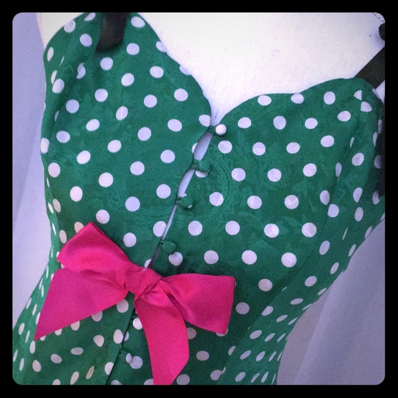 Lexa Vonn x Victoria's Secret polka dot slip dress - Picture 6 of 8